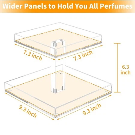 Acrylic Perfume Stand - Acrylic Cosmetic Display - 1