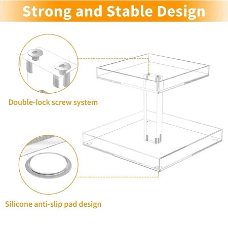 Acrylic Perfume Stand - Acrylic Cosmetic Display - 4