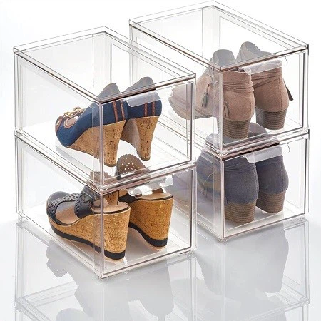 Clear Acrylic Shoe Organizer - Acrylic Display - 5