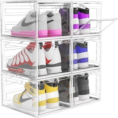 Clear Acrylic Shoe Organizer - Acrylic Display - 4