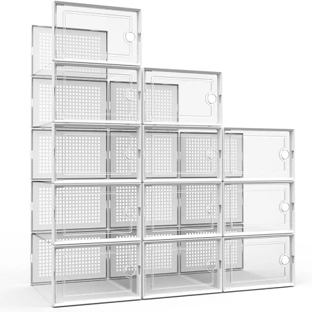 Clear Acrylic Shoe Organizer - Acrylic Display - 1