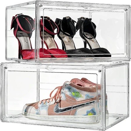 Clear Acrylic Shoe Organizer - Acrylic Display - 3