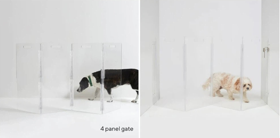 Clear Acrylic Dog Gate - Acrylic Pet Gate - 1