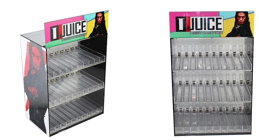 E-Jucie E-liquid Cartridge Acrylic Display - Acrylic Cigarette Display - 2