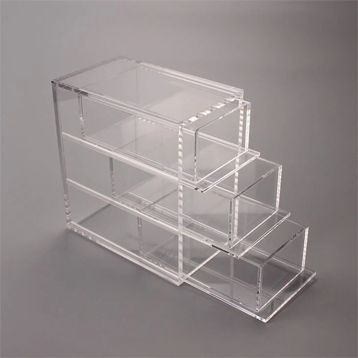 Acrylic Desk Organizer With Drawers - Acrylic Desk Organiser - 2