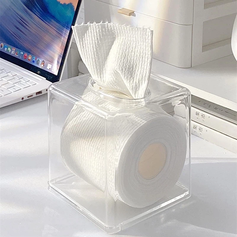 Acrylic Square Tissue Box