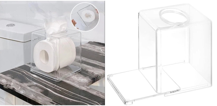 Acrylic Square Tissue Box - Acrylic Tissue Box Holder - 1