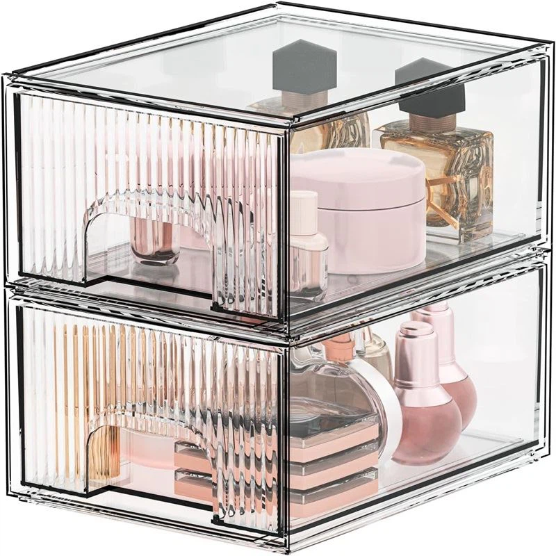 Clear Acrylic Makeup Drawers