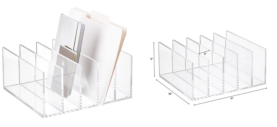 Acrylic Office Organizers - Acrylic Desk Organiser - 2