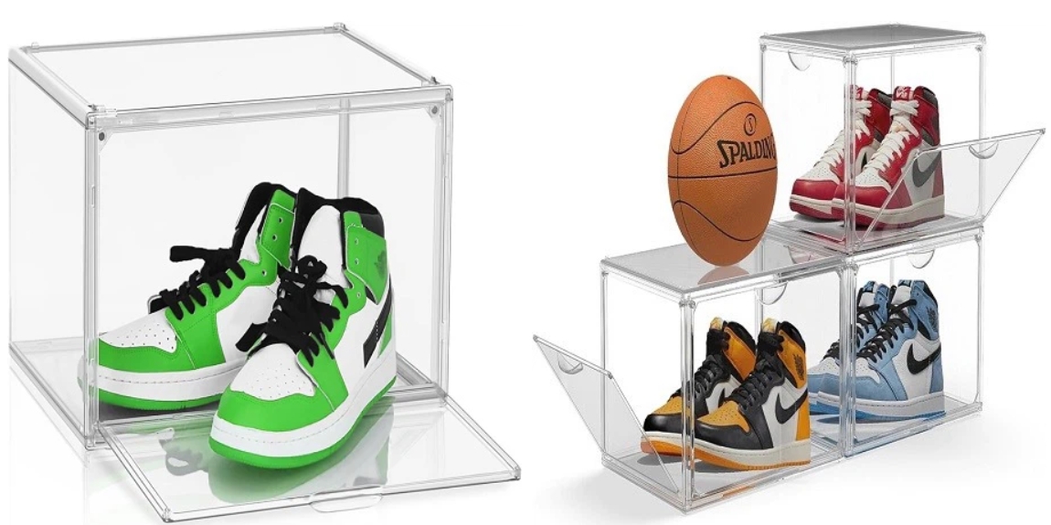 Clear Acrylic Shoe Display Case - Acrylic Display - 1