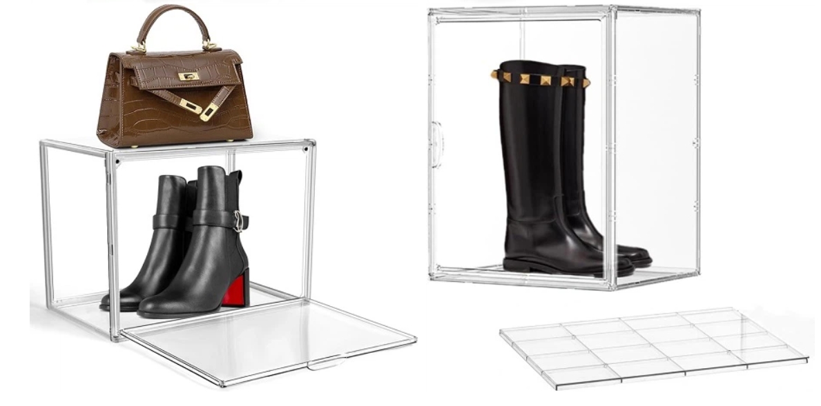 Clear Acrylic Shoe Display Case - Acrylic Display - 2