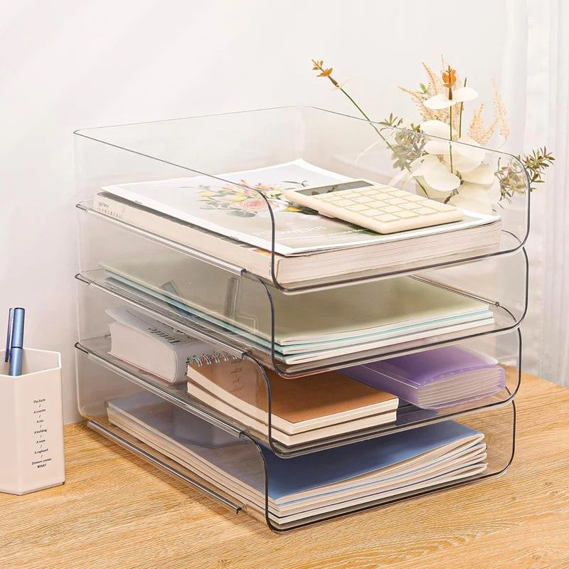 Clear Plastic Office Organizers