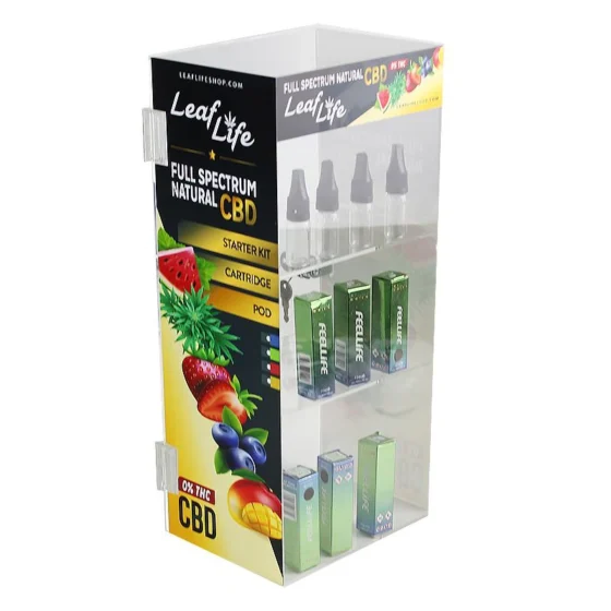 5 Shelf E- Jucie E-liquid Display Acrylic