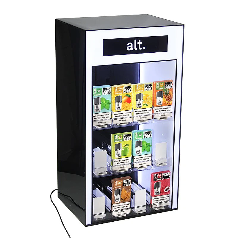 Acrylic E-Cigarette Pack Display Cabinet