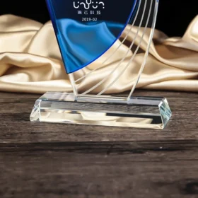 Blue Acrylic Trophy Awards