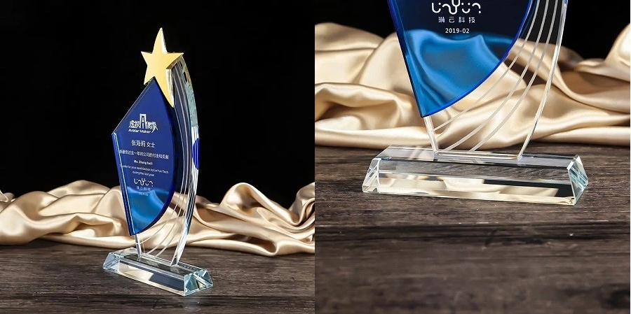 Blue Acrylic Trophy Awards - Acrylic Ornaments - 1