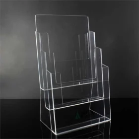 4-Tier Acrylic Magazine Rack